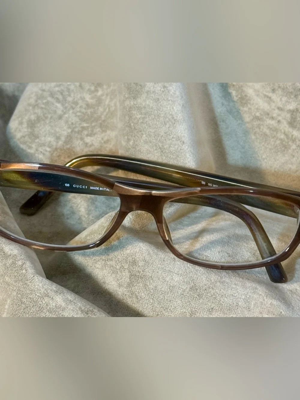 Gucci Women’s Tortoiseshell Rectangular Glasses - Brown
